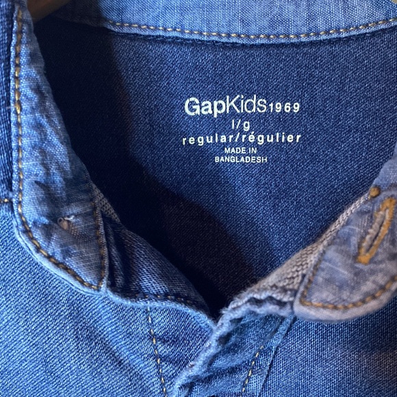 Boys causal long sleeve jean shirt - Picture 2 of 6